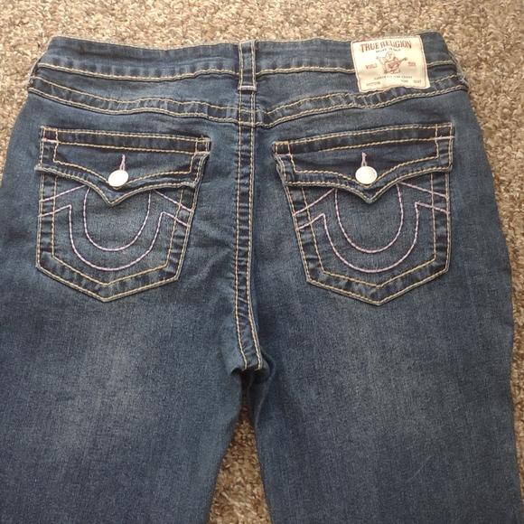 True Religion Mid Rise Flare 32 - Picture 2 of 5